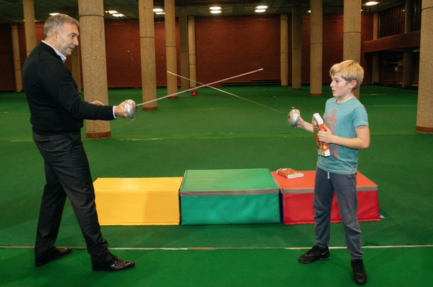 Dmitry believes fencing can teach children a great deal about respect